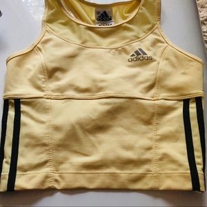 NWOT Yellow Adidas Top